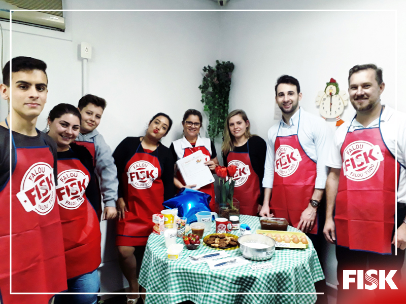 Fisk Joinville/SC - Cooking Class com os alunos do estágio Essentials 2